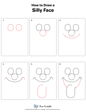 How to Draw a Silly Face