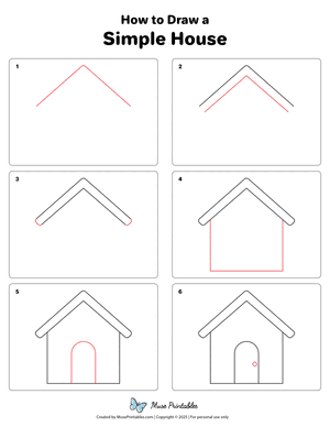 How to Draw a Simple House