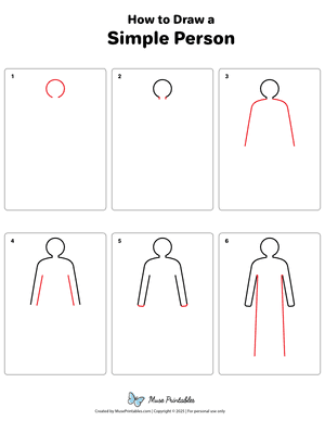 How to Draw a Simple Person