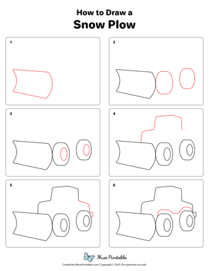 How to Draw a Snow Plow