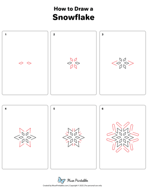 How to Draw a Snowflake