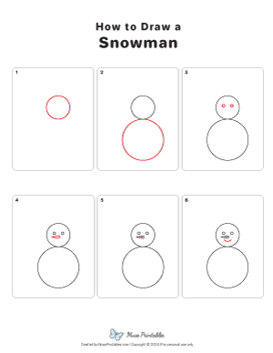 How to Draw a Snowman