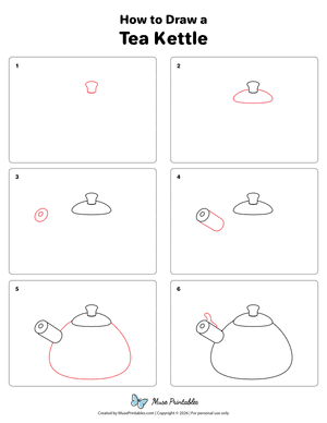 Tea Kettle Drawing Tutorial