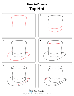 How to Draw a Top Hat