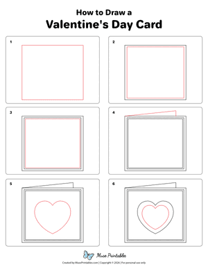 How to Draw a Valentine's Day Card