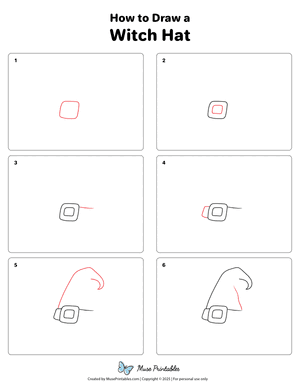 How to Draw a Witch Hat
