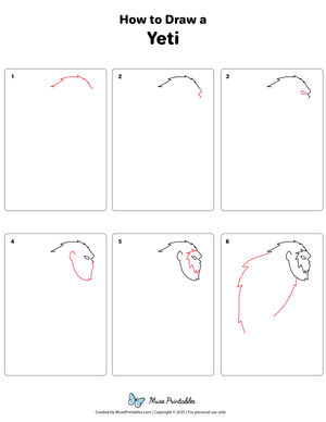 How to Draw a Yeti