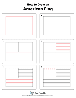 How to Draw an American Flag