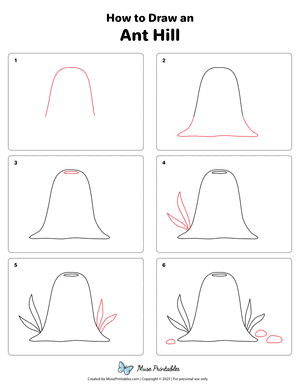 How to Draw an Ant Hill