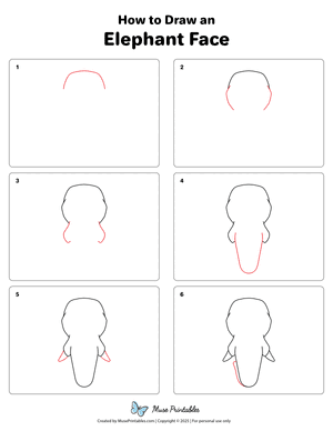 How to Draw an Elephant Face