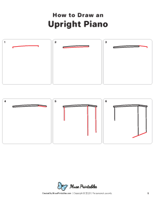 How to Draw an Upright Piano