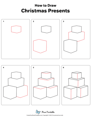 How to Draw  Christmas Presents