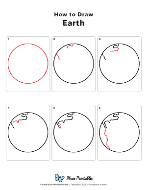 How to Draw  Earth