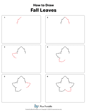 How to Draw  Fall Leaves
