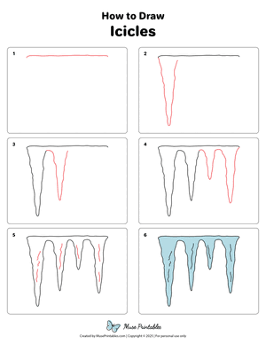 How to Draw  Icicles
