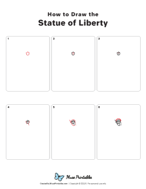 How to Draw the Statue Of Liberty