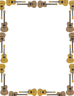 Acoustic Guitar Border