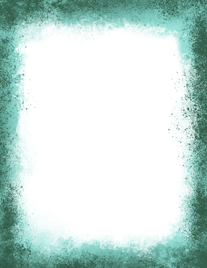 Aqua Grunge Border