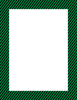 Black And Green Mini Diagonal Striped Border