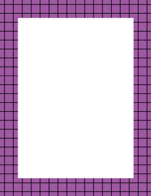 Black and Purple Graph Check Border