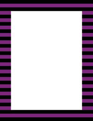 Black And Purple Horizontal Striped Border