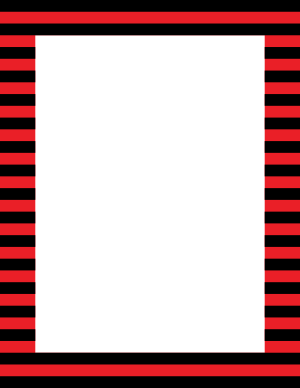 Black And Red Horizontal Striped Border
