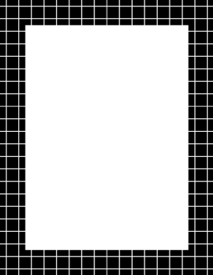 Black and White Graph Check Border