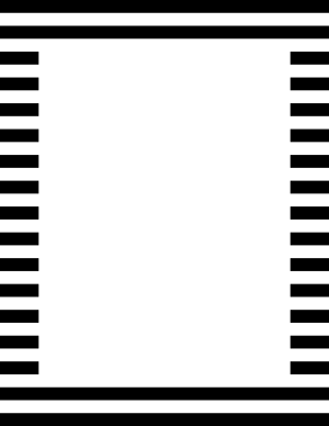 Black And White Horizontal Striped Border