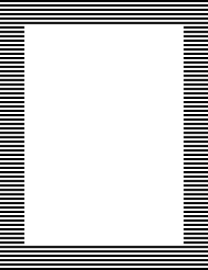Black And White Mini Horizontal Striped Border