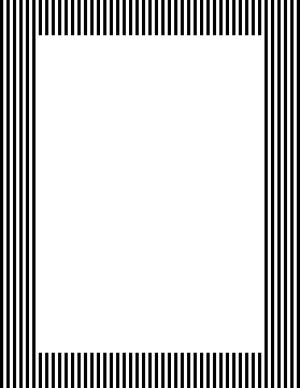 Black And White Mini Vertical Striped Border