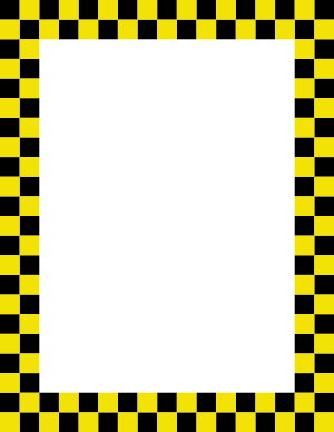 Black and Yellow Checkered Border