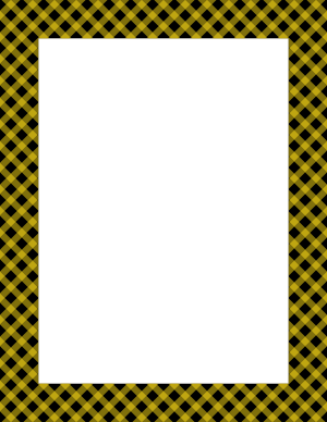 Black And Yellow Diagonal Gingham Border