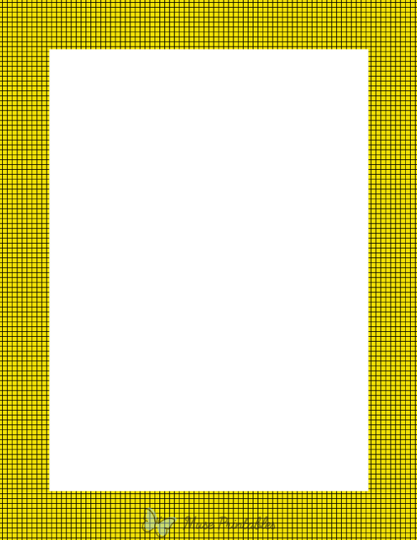 Black and Yellow Pin Check Border