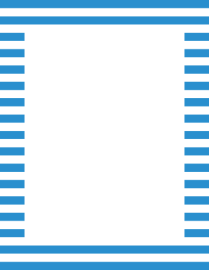 Blue And White Horizontal Striped Border