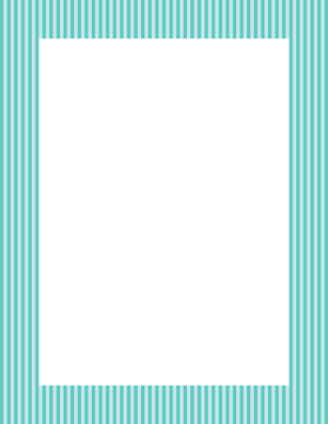 Blue-Green Mini Vertical Striped Border