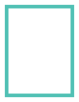 Blue Green Thick Line Border
