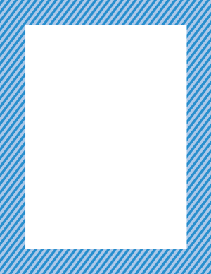 Blue Mini Diagonal Striped Border