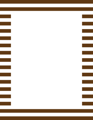 Brown And White Horizontal Striped Border