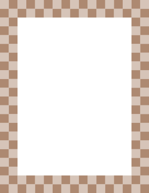 Brown Checkered Border