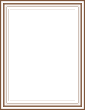 Brown Concentric Line Border