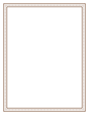 Brown Dotted Frame Border