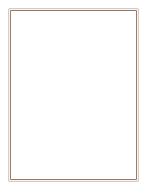 Printable Red Double Line Page Border