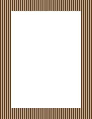 Brown Mini Vertical Striped Border
