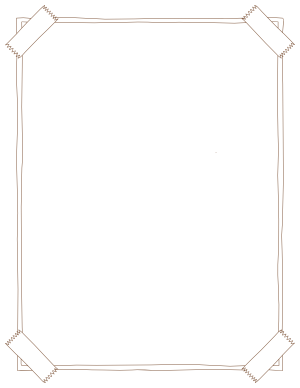 Brown Taped Poster Border