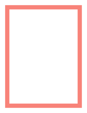 Coral Thick Line Border