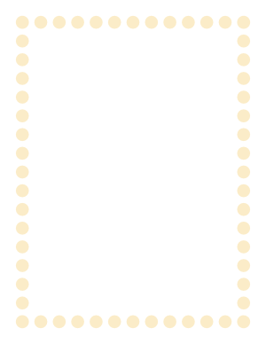 Printable Gray Thick Dotted Line Page Border