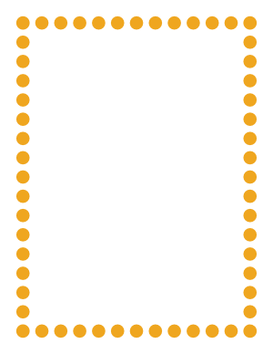 Dark Yellow Thick Dotted Line Border