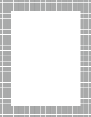 Gray and White Graph Check Border