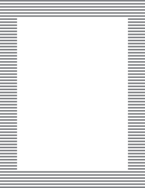 Gray And White Mini Horizontal Striped Border