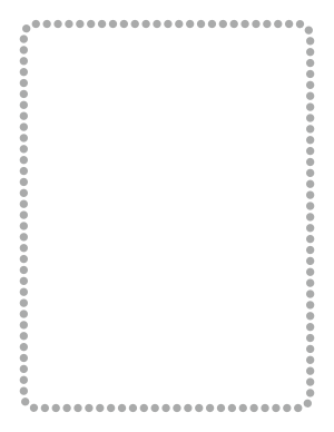 Gray Rounded Medium Dotted Line Border